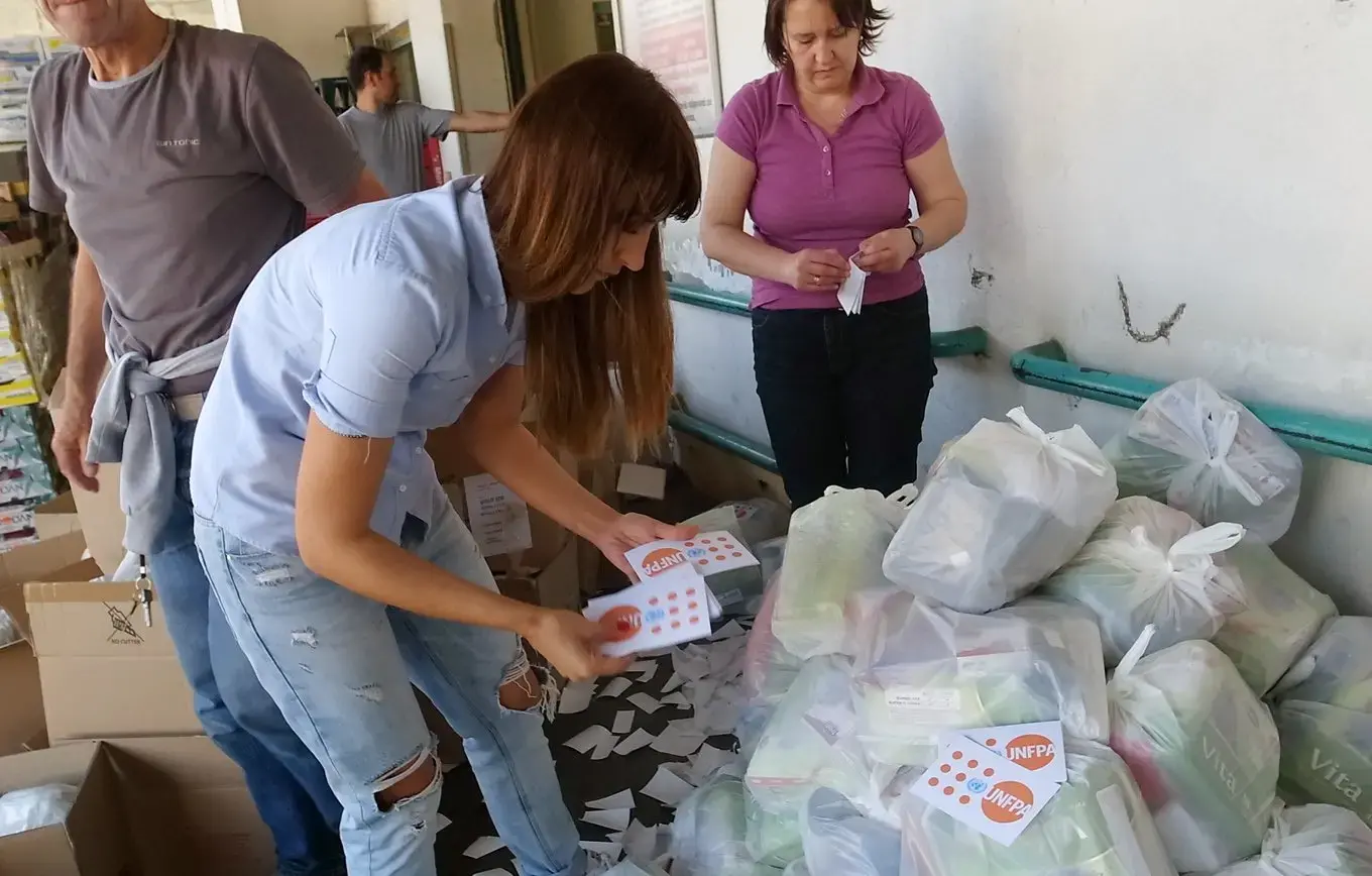 UNFPA assists Balkan flood survivors