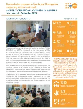 Humanitarian response in Bosnia and Herzegovina: supporting women and youth