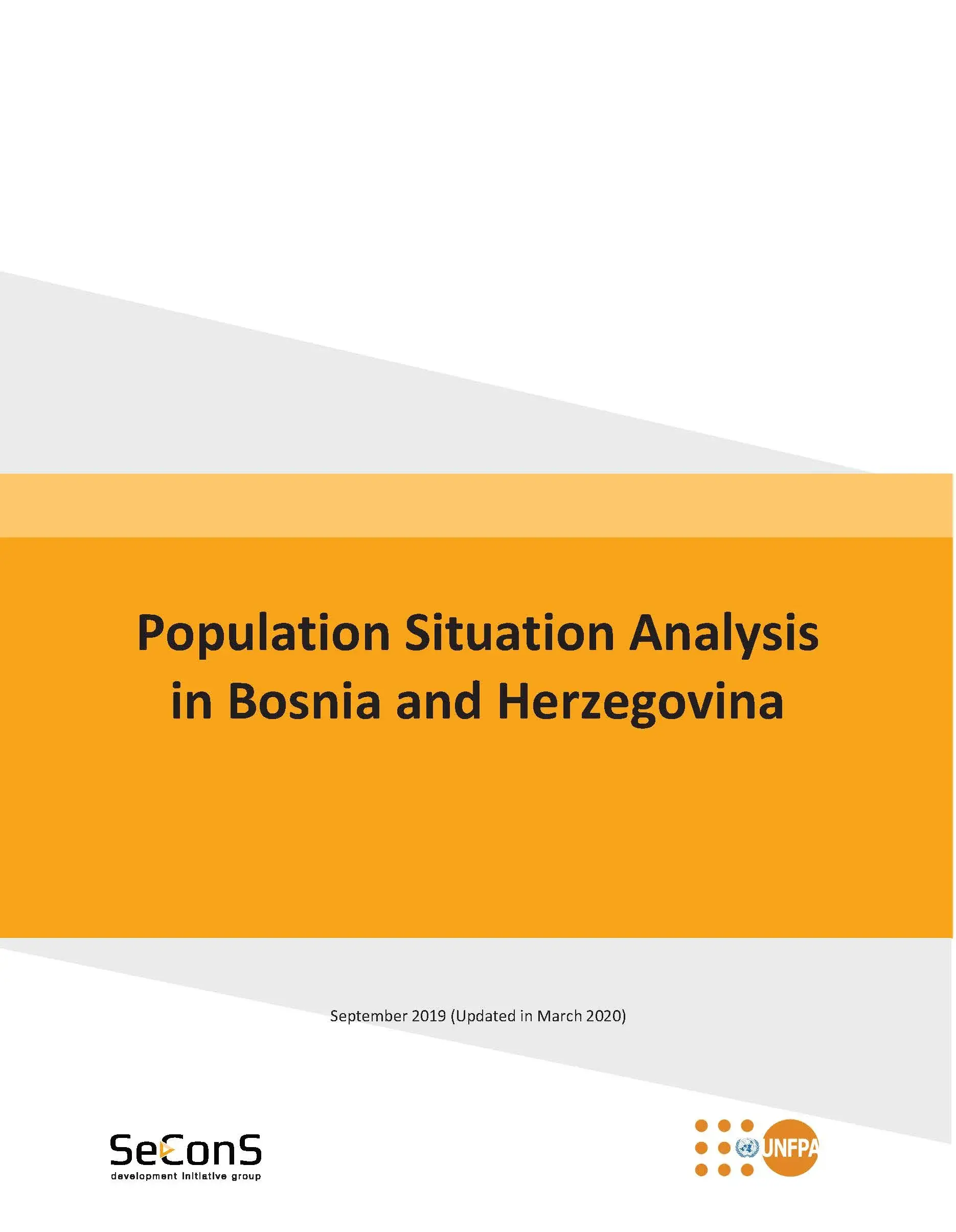 Population Situation Analysis in Bosnia and Herzegovina