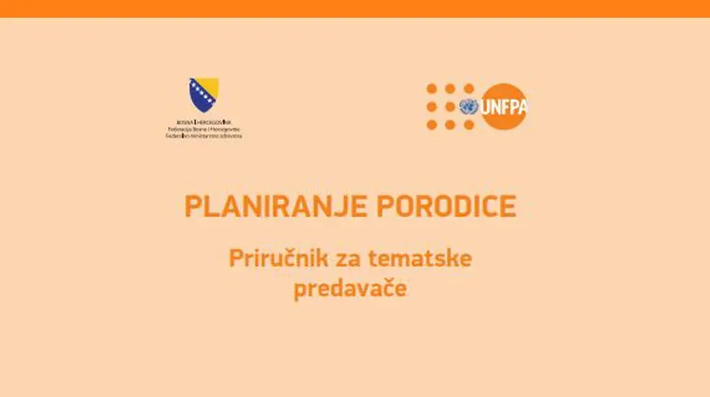 PLANIRANJE PORODICE: Priručnik za tematske predavače